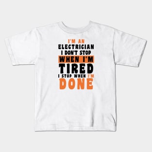 Electrician Kids T-Shirt